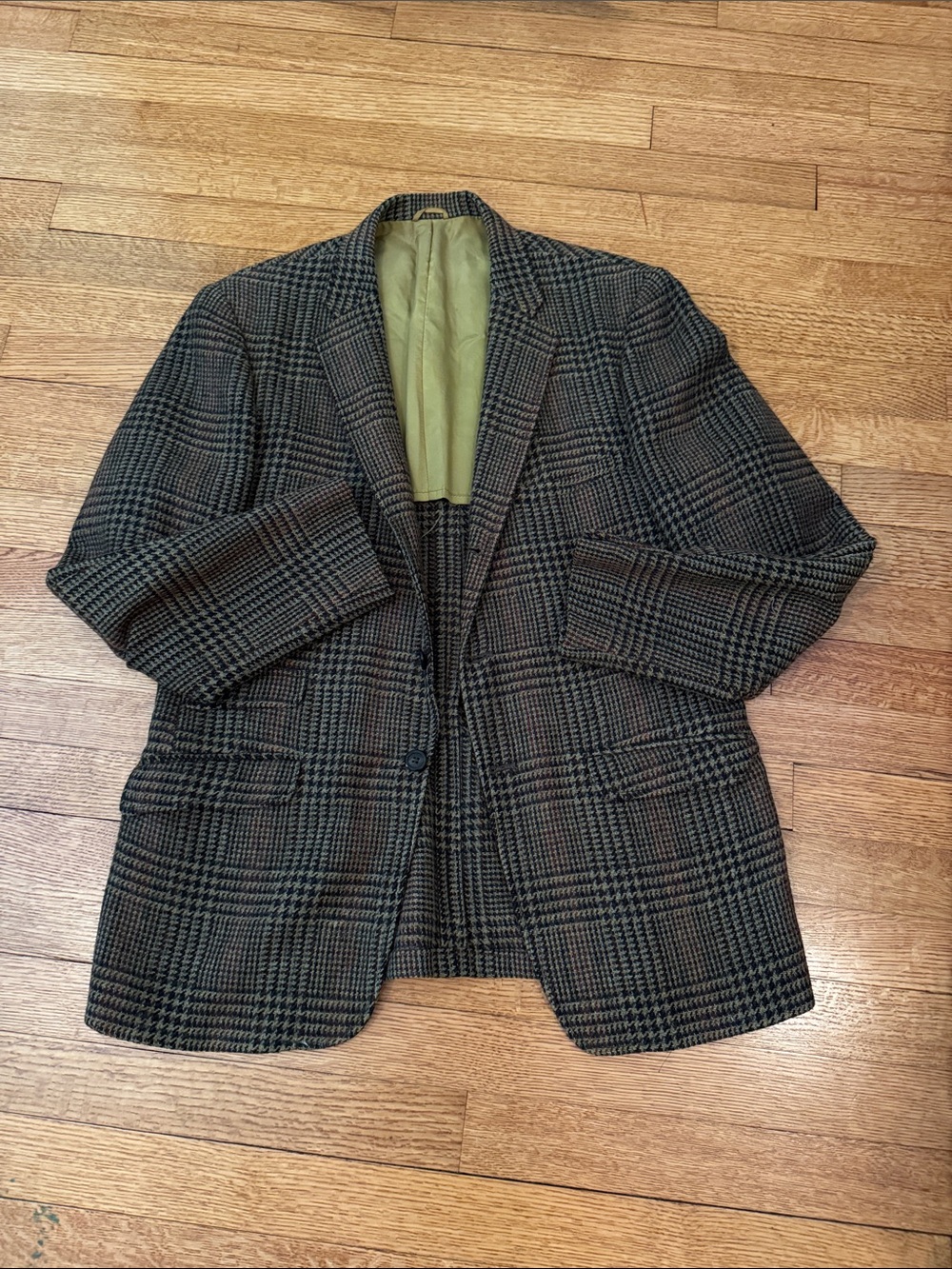 Vintage Glen Plaid Blazer